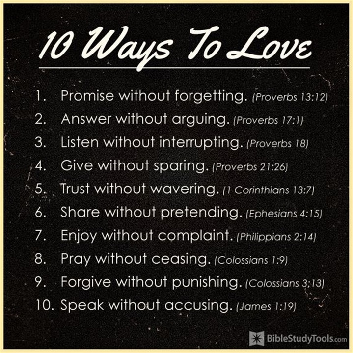 10 WAYS TO LOVE