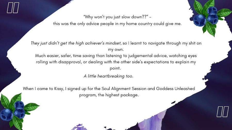 Katarzyna Kissy Denise review testimonial life coach 1