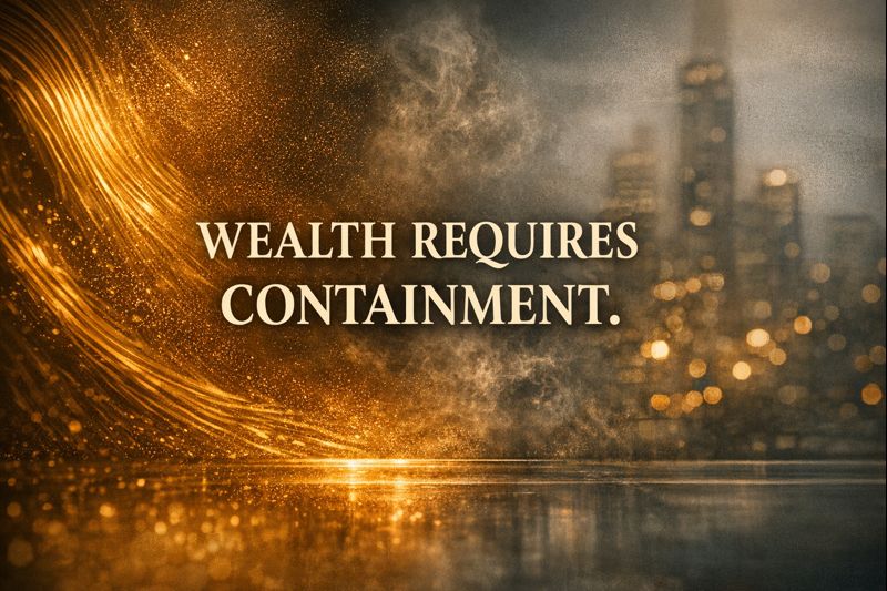 Wealth Requires Containment: How To Stabilize $100K+ Months