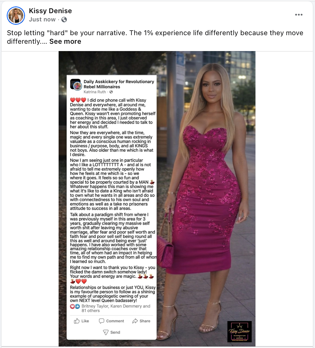 Testimonial from KATRINA RUTH